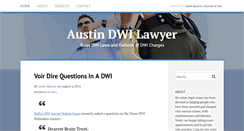 Desktop Screenshot of dwi.austindefense.com